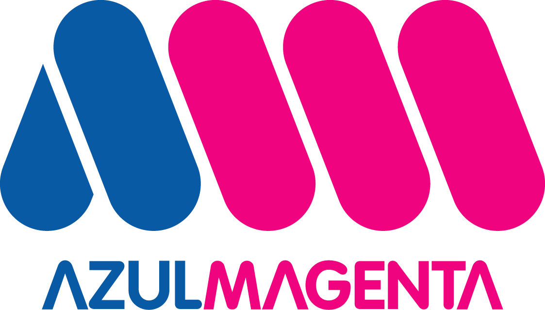 Logotipo Azul Magenta